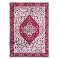 Pisos 8 x 10 ft. Pearl Heriz Medallion Area Rug, Multi-color PI1707136